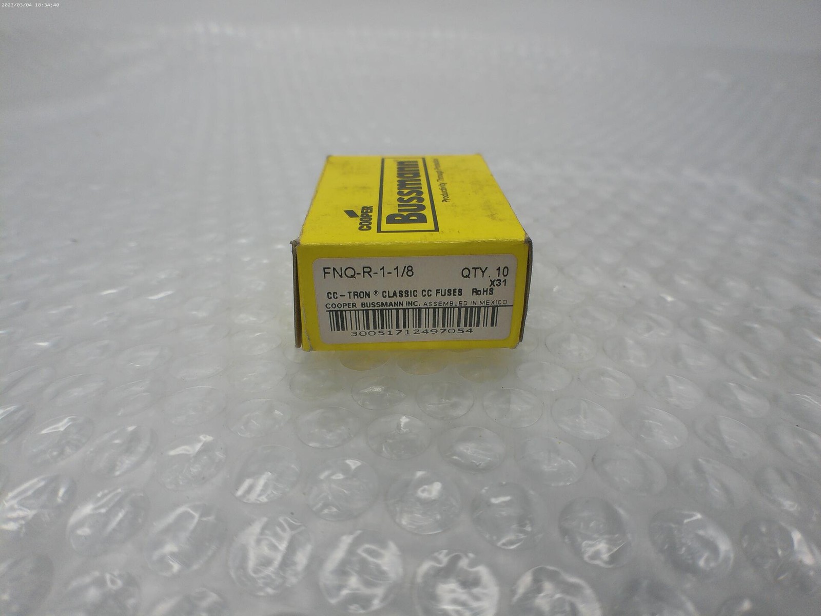 BUSSMANN FNQ-R-1-1/8 FUSE PKG OF 10 NSMP