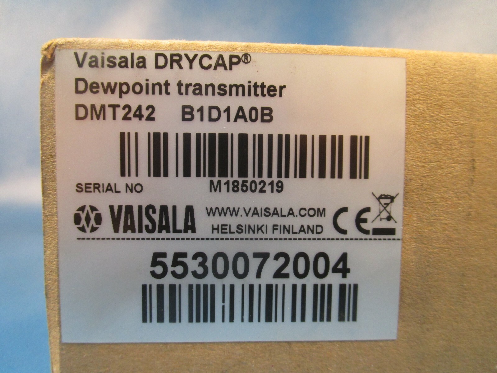 USED Vaisala DMT242 Dewpoint Transmitter, B101A0B