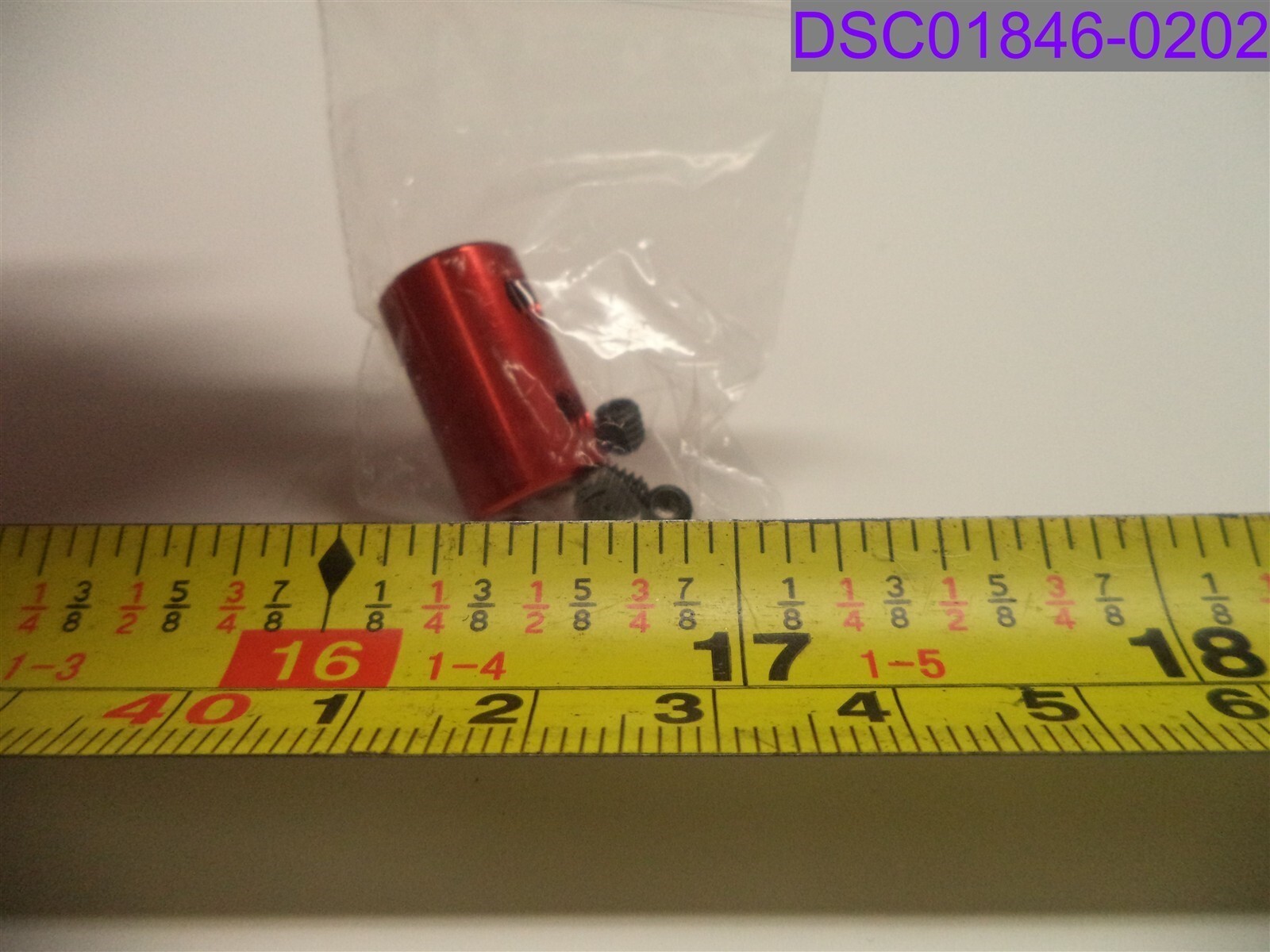 uxcell 3.17mm-4mm Bore Rigid Coupling Set L20XD12 Red P/N a18121800ux0701