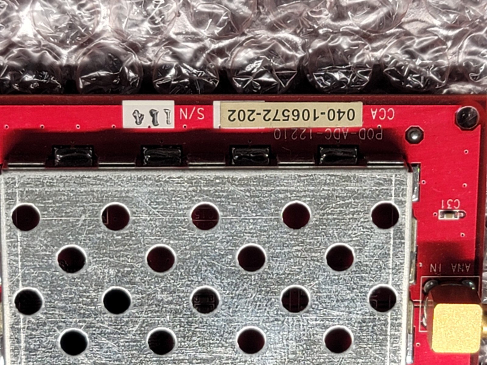 Aeroflex POS-ADC-12210 040-106572-202 FAB 030-106572-201 Rev A