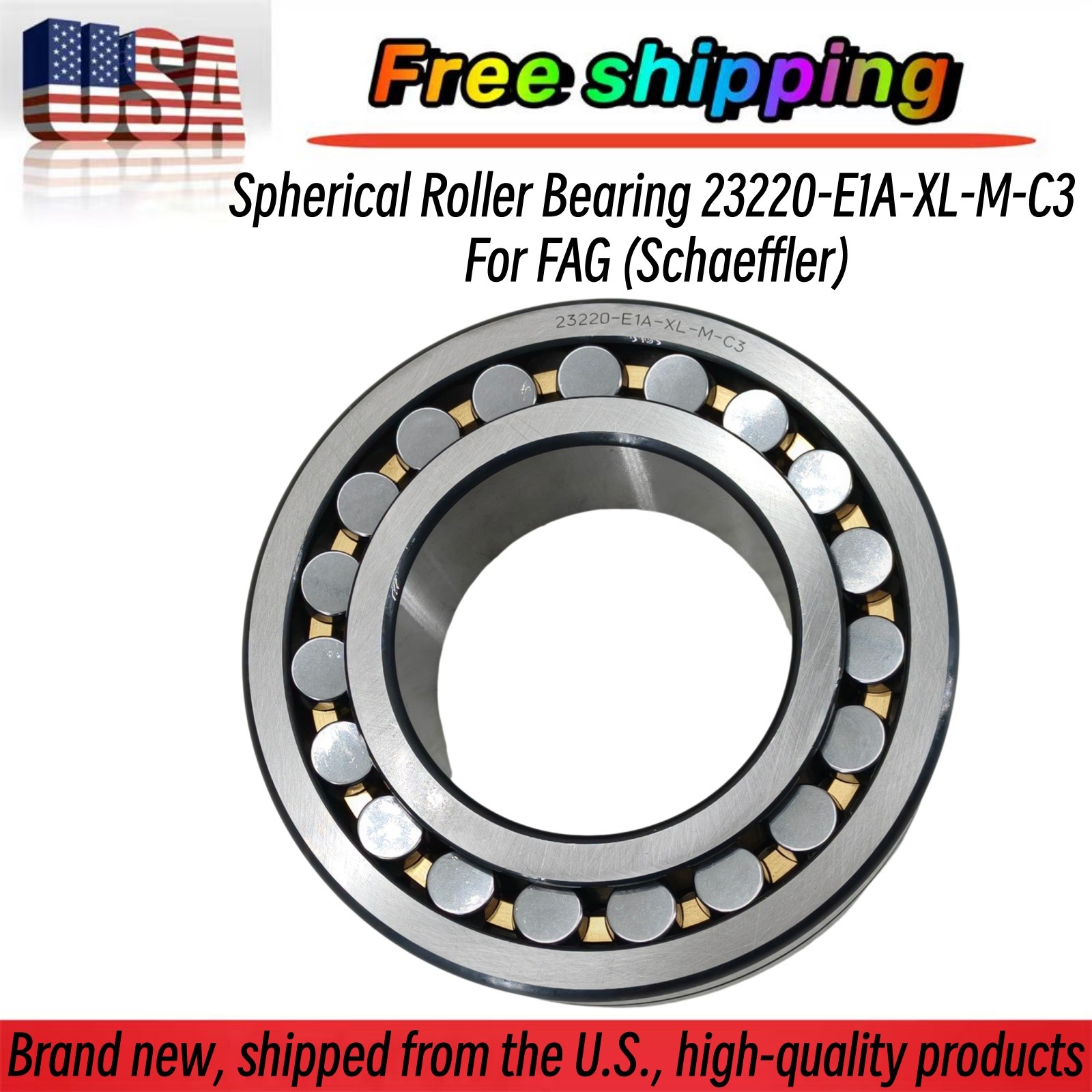 US Spherical Roller Bearing 23220-E1A-XL-M-C3 For FAG (Schaeffler) NEW