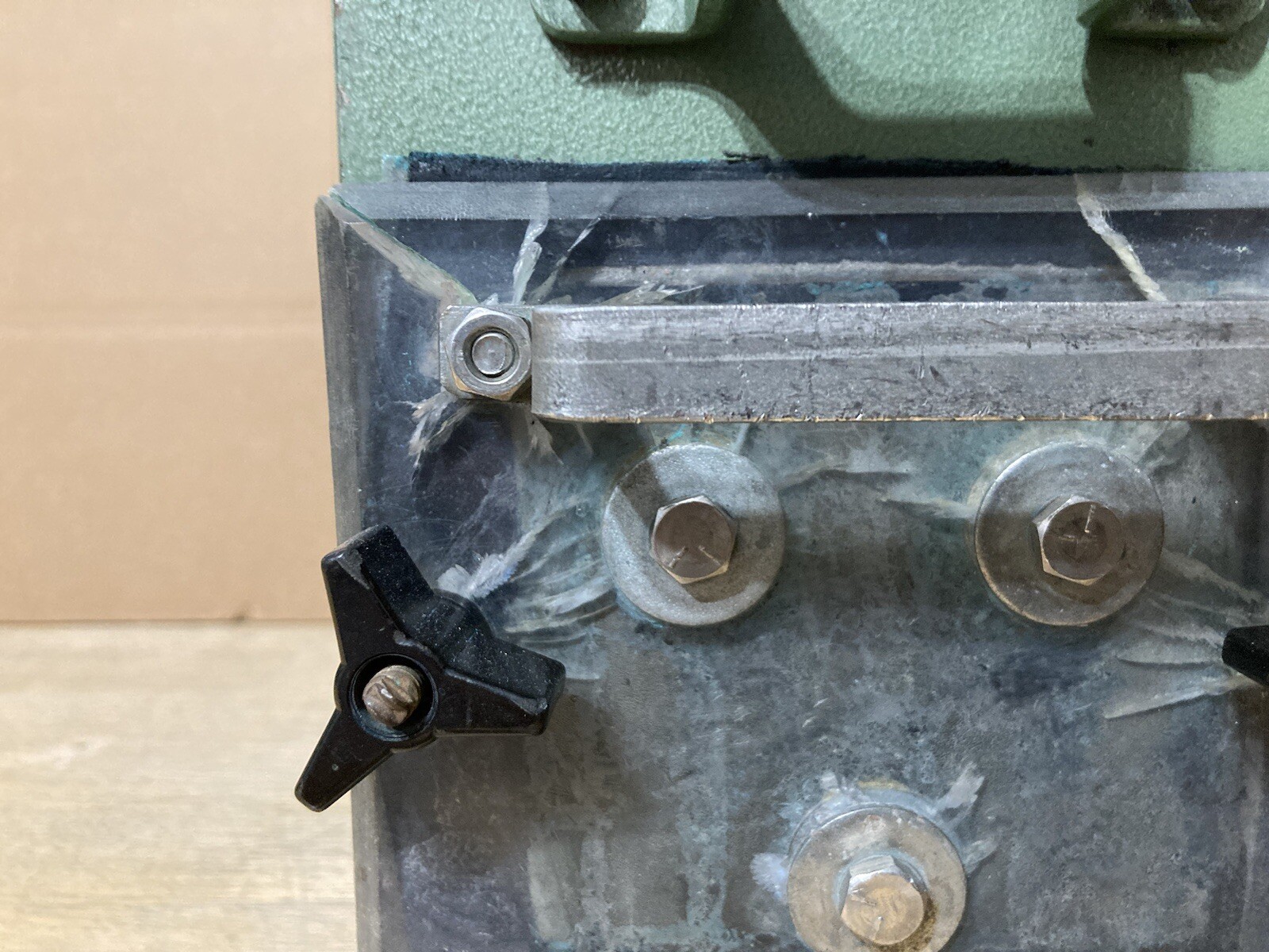 Bunting 39-52000 Drawer Magnet Modified Base As Found