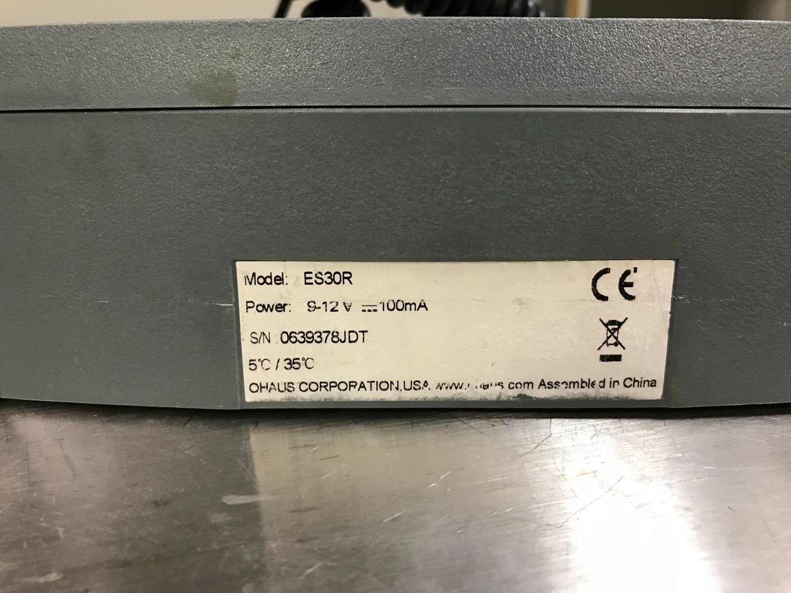 OHAUS ES30R ES Series Multipurpose Low Profile Bench Scale