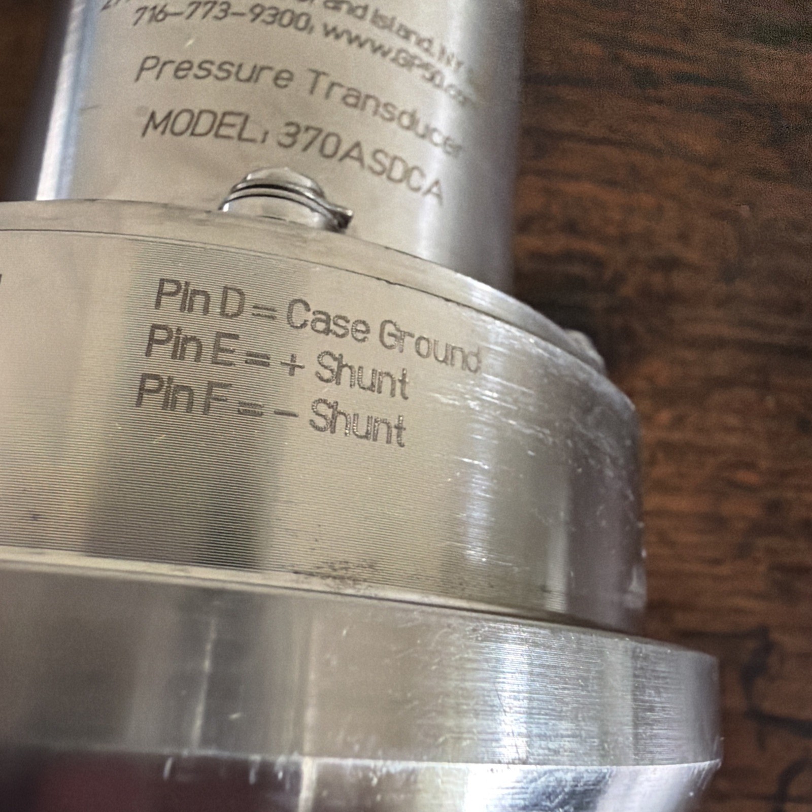 GP:50 Weco MODEL 370ASDCA Hammer Union Pressure Transducer Transmitter