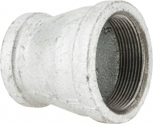 B&K Mueller 2 x 1-1/2″ Galvanized Malleable Iron Pipe Reducing Coupling Threa…