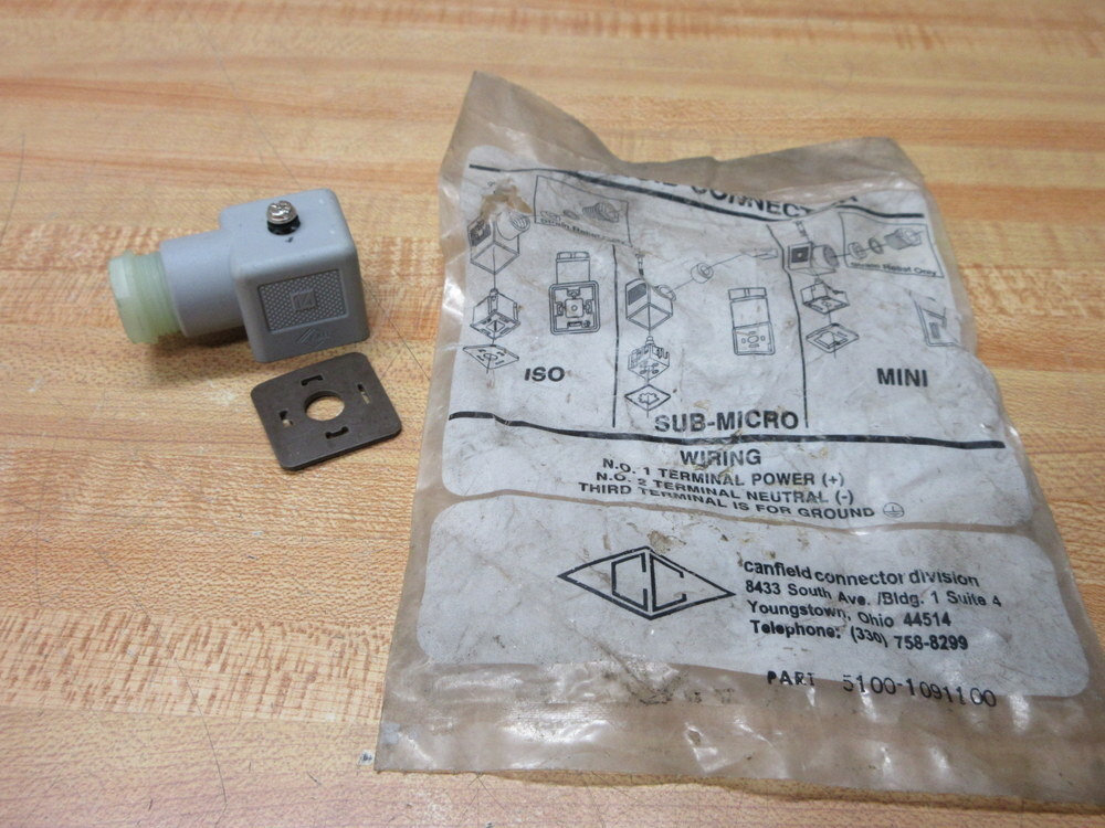 Canfield Connector 5100-1091100 Solenoid Connector