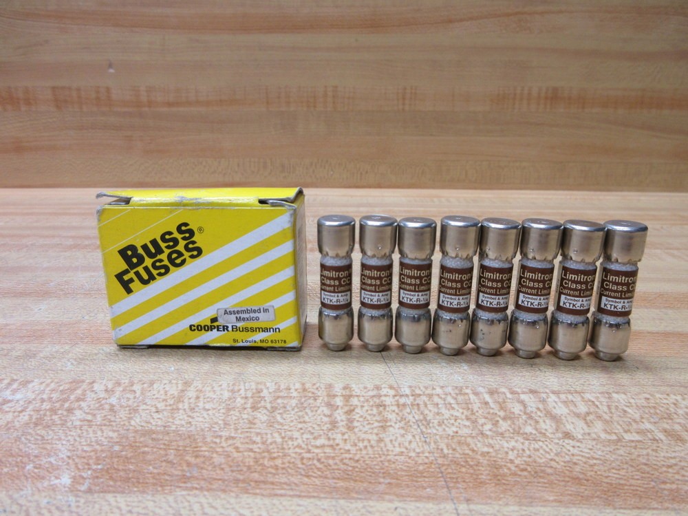 Buss KTK-R-1/4 Bussmann Fuse Cross Ref 6F192 (Pack of 8)