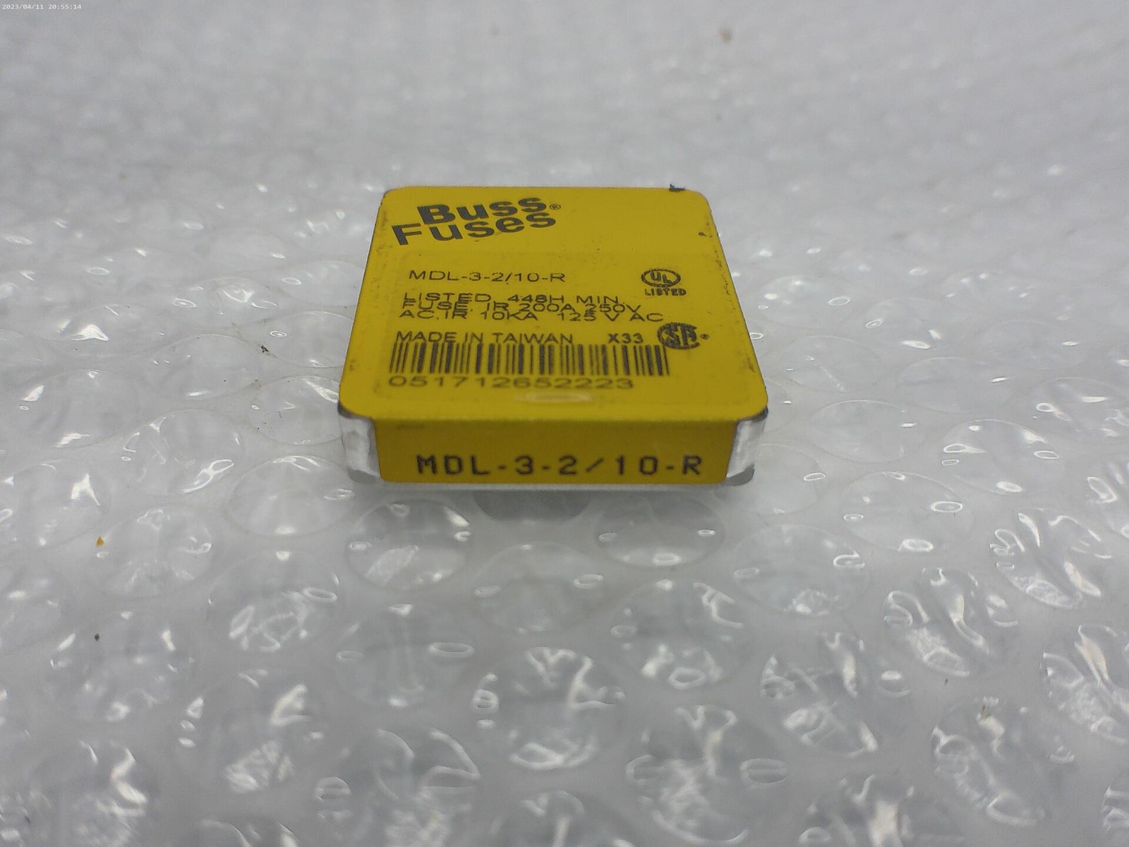 BUSSMANN MDL-3-2/10-R FUSE PKG OF 5 NSMP