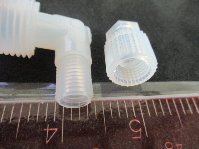 ENTEGRIS-FLUOROWARE E4-8GN-1 FITTING, MALE ELBOW QUIKGRIP E4-8GN-1 GA