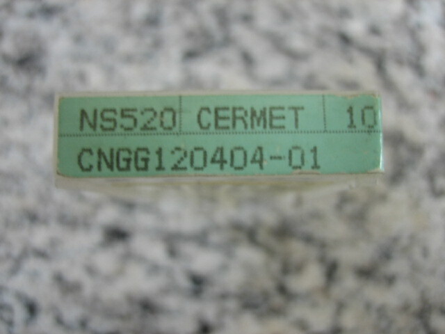 TUNGALOY CNGG431-01 INSERT FOR HI PROD. STEEL/CAST IRON – SEE DESCRIPTION