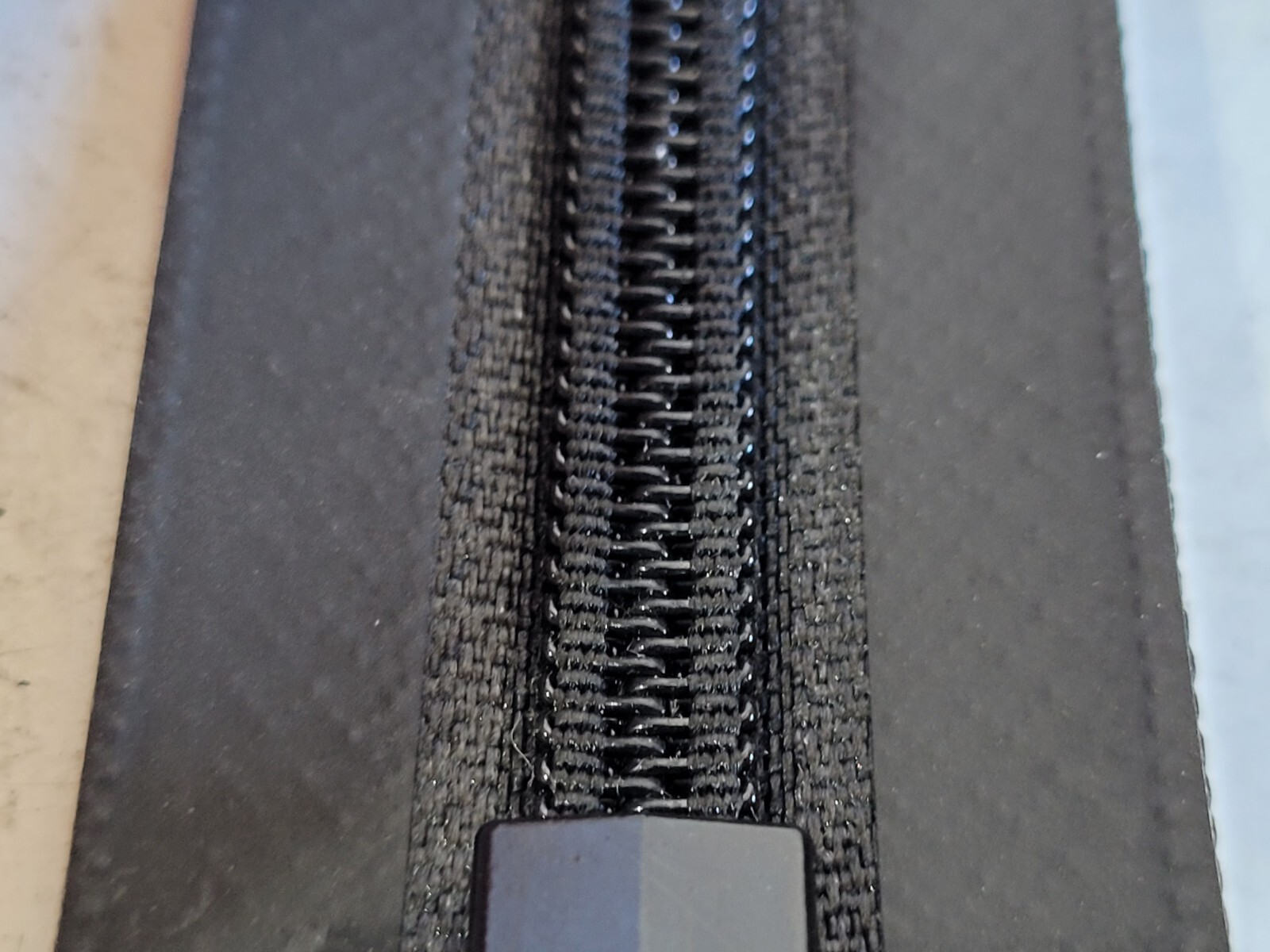 Rubber Air Tight 290cm Zipper Closed End Waterproof