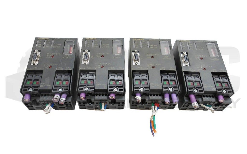 LOT OF 4 SIEMENS 6ES7 972-0AB01-0XA0 SIMATIC S7 DIAGNOSTIC REPEATER