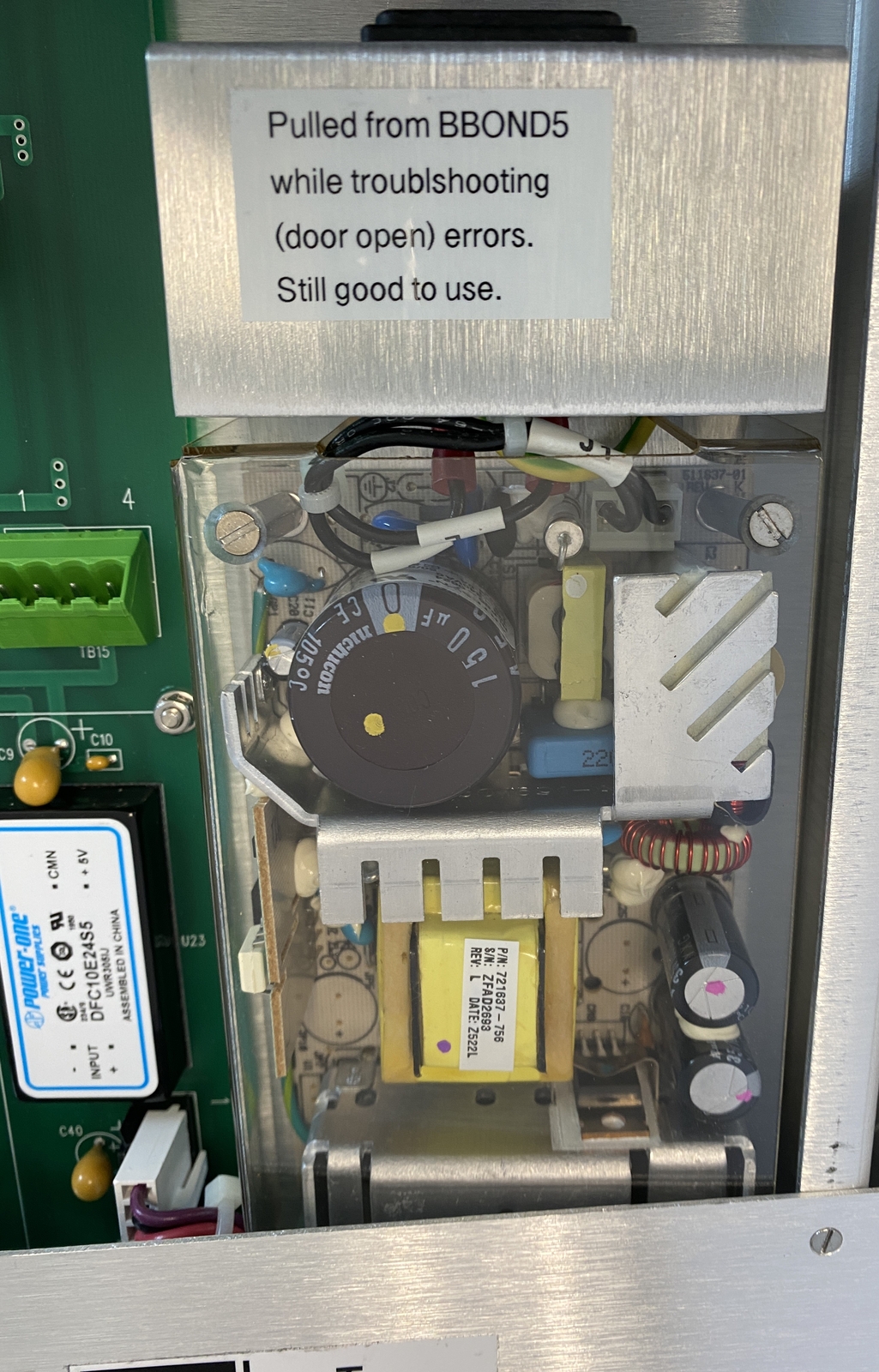 Karl Suss MHU I/O Assy PN: 614PC226 / 260PC226 REV: 02
