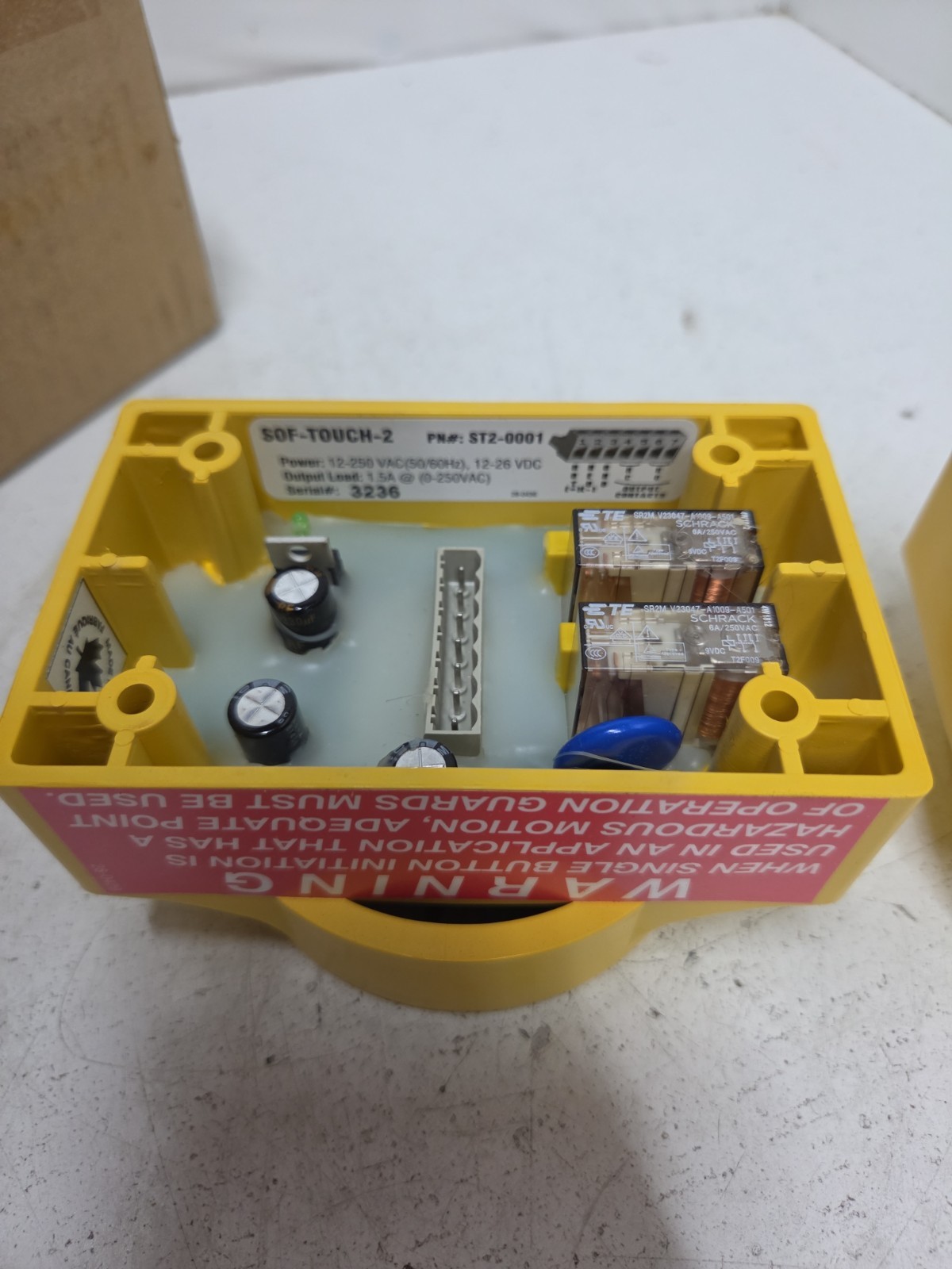 SOF TOUCH ST-0001 INDUSTRIAL MACHINE SWITCH 15-30 VDC 10A (2Pcs) **NOS**