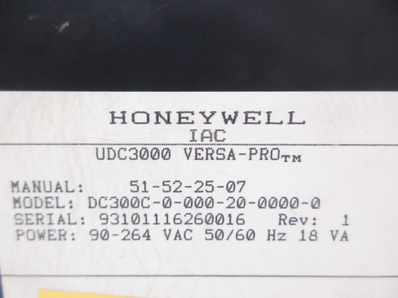 HONEYWELL DC300C-0-000-20-0000-0 90-264VAC NSNP