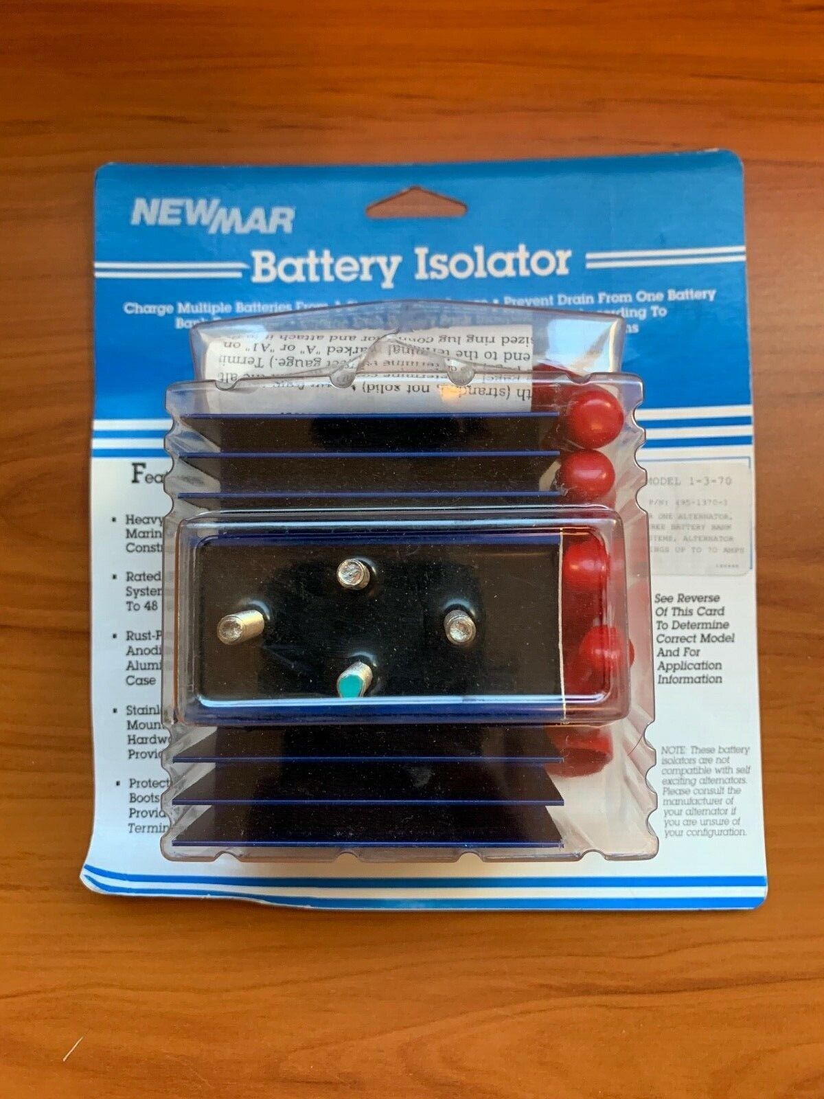 Newmar Battery Isolator 495-1370-1 Rev”000″ 1-3-70 70Amps – New