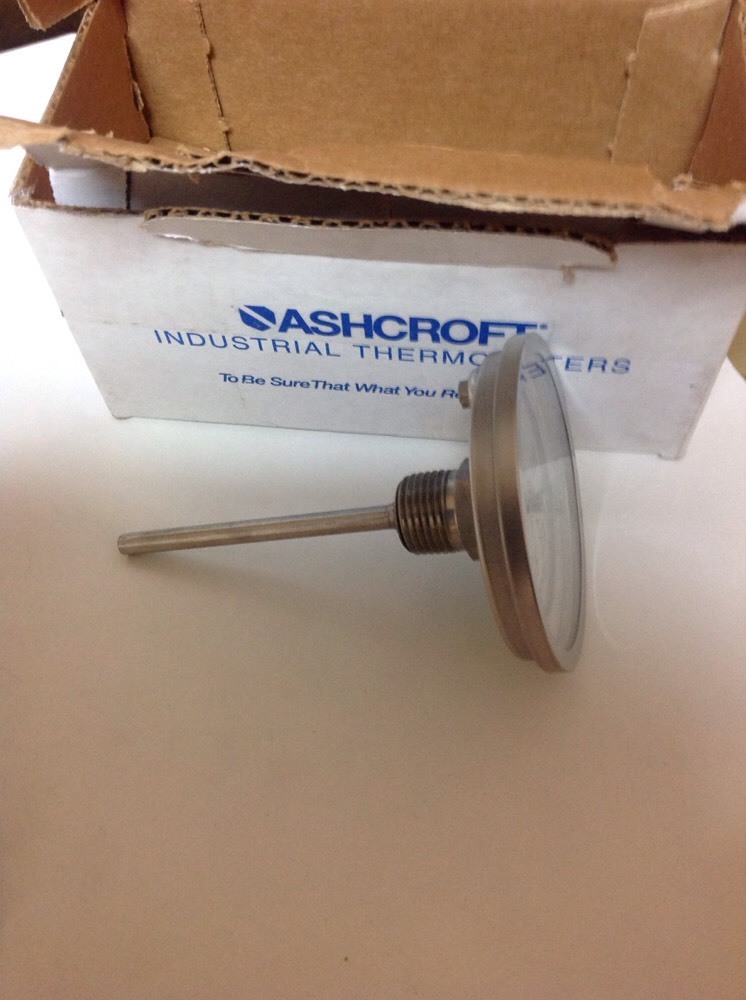 ASHCROFT 3″ Bimetal Thermometer Range 0/250F 30EI60R040