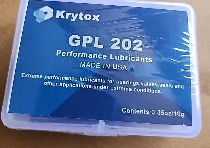 Chemours Krytox GPL 202 – 0.35oz/10g, Performance Lubricants for Bearings