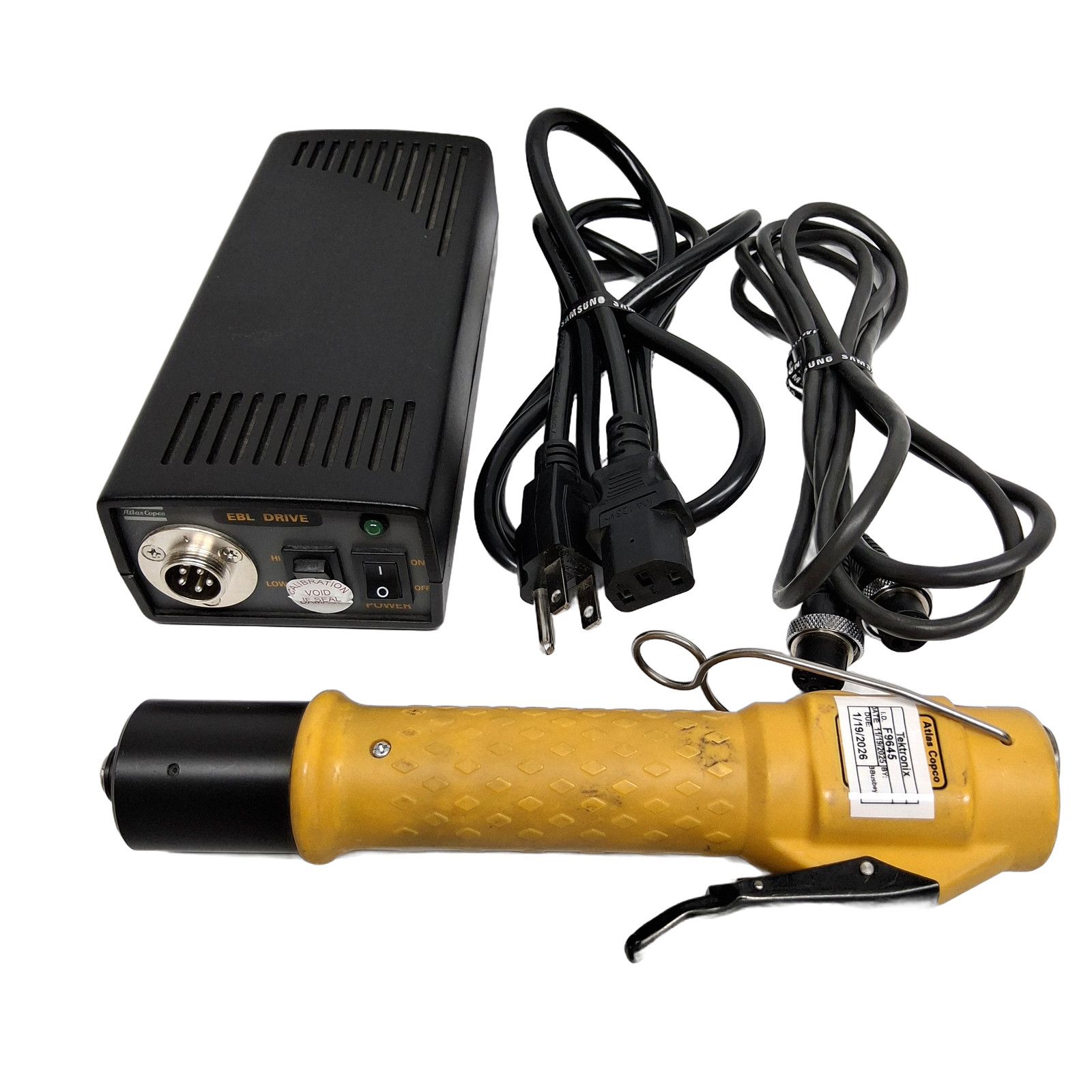 Atlas Copco EBL12 Electric Clutch Screwdriver 9 in-lb EBL Drive PS Controller