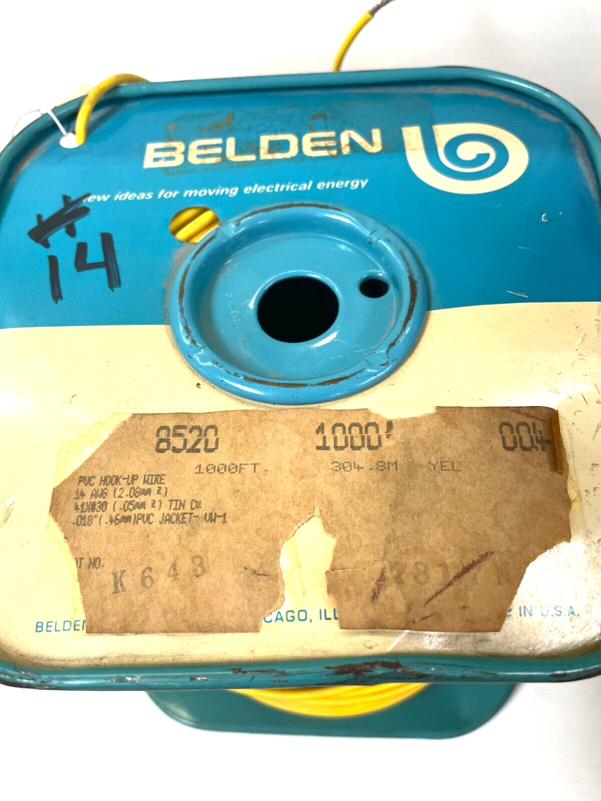 BELDEN STRANDED COPPER WIRE 9722-09511 APPROX: 800′