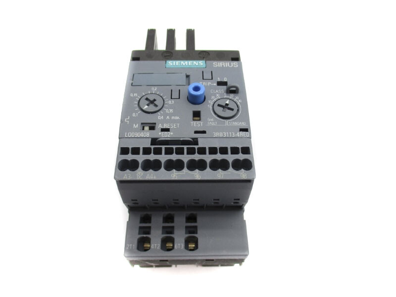 SIEMENS 3RB3113-4RE0 600VAC 0.1-0.4A NUPI