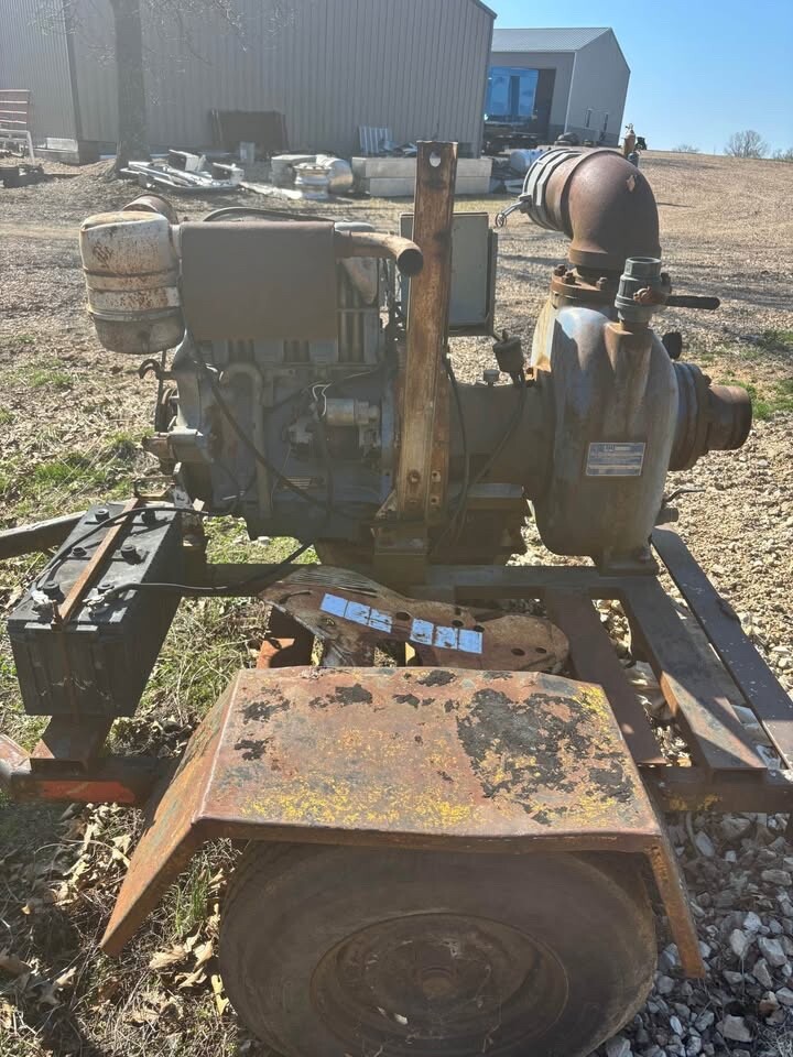Deutz Diesel Model F3L912 Diesel Engine 3 CYLINDER 47 HP with Gorman Trash Pump