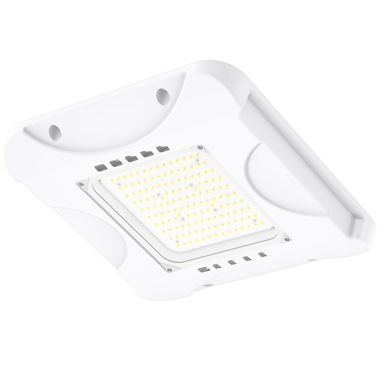 150W LED Gas Station Canopy Light Dusk-to-Dawn Carport Fixture (5700/5000/4500K)