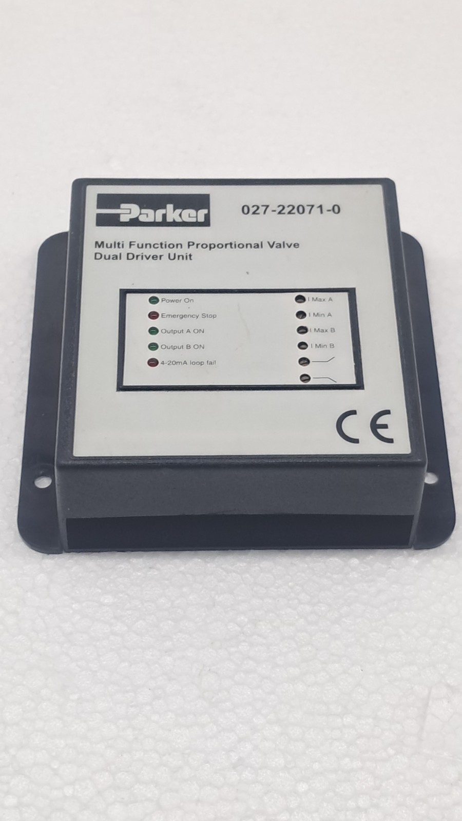 PARKER 027-22071-0 MULTIFUNCTIONAL PROPORTIONAL VALVE DUAL DRIVER UNIT TESTED