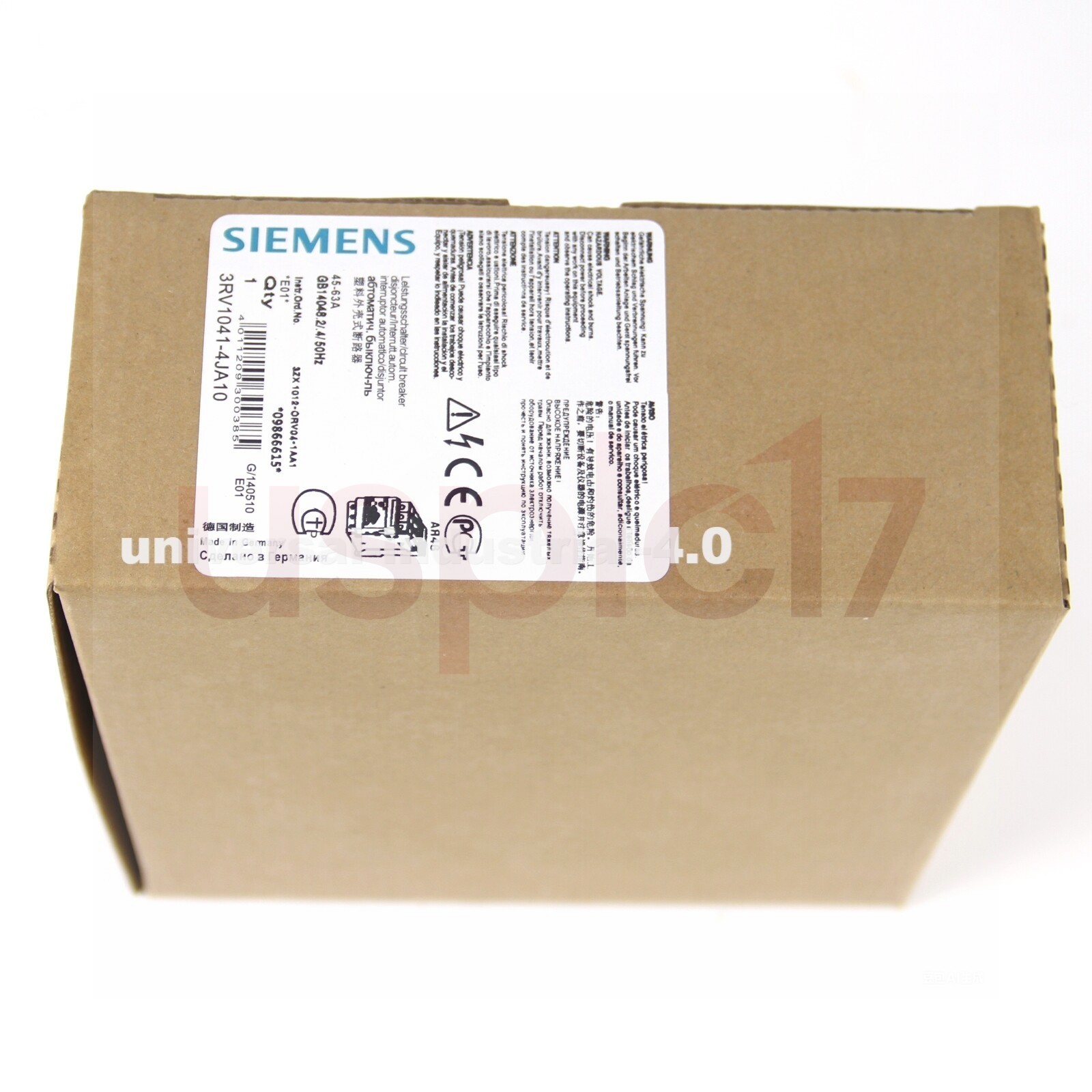 One Brand New Siemens 3RV1041-4JA10 In Box