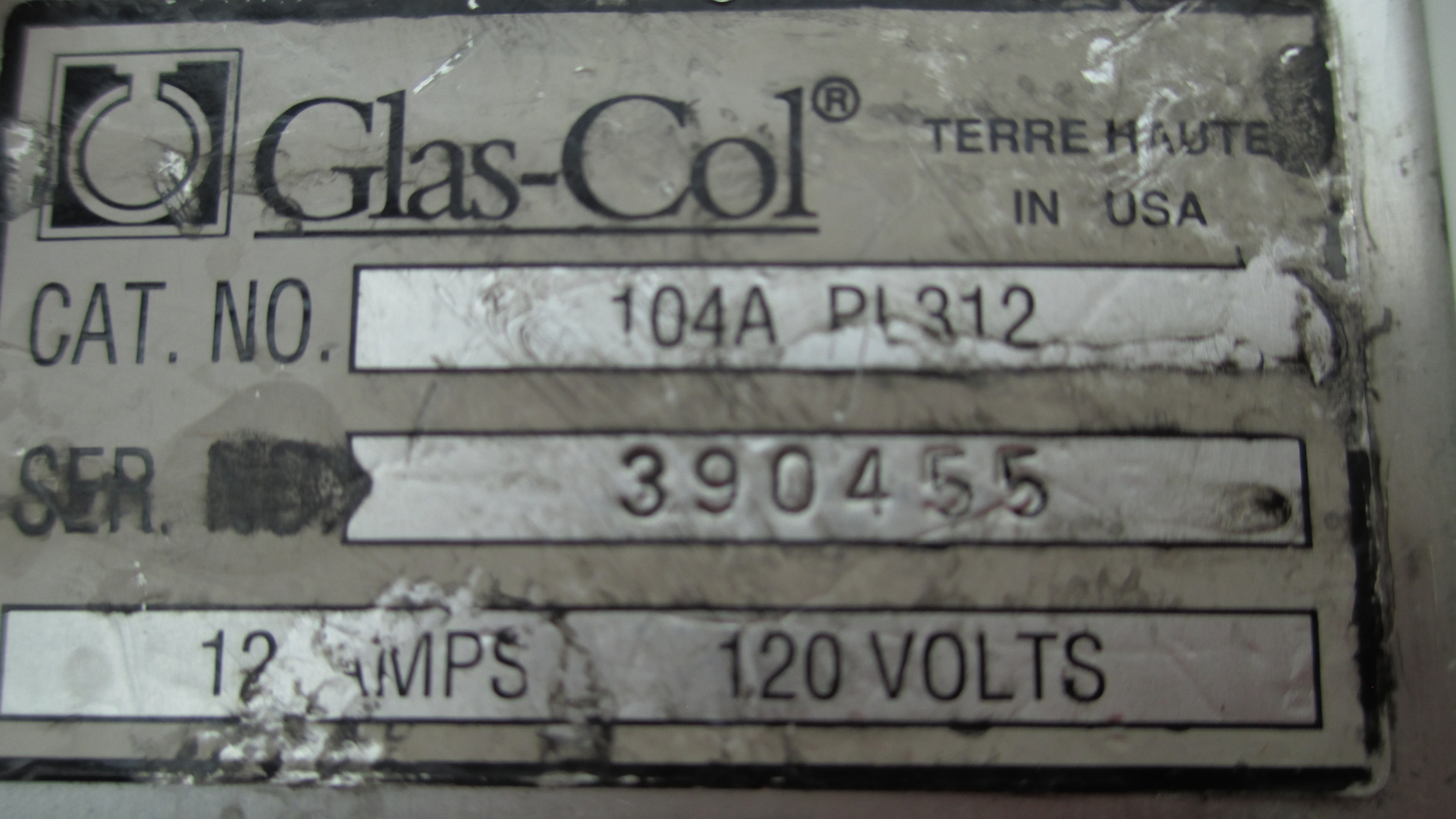 GLAS-COL PL-312 Minitrol, Temperature Controller