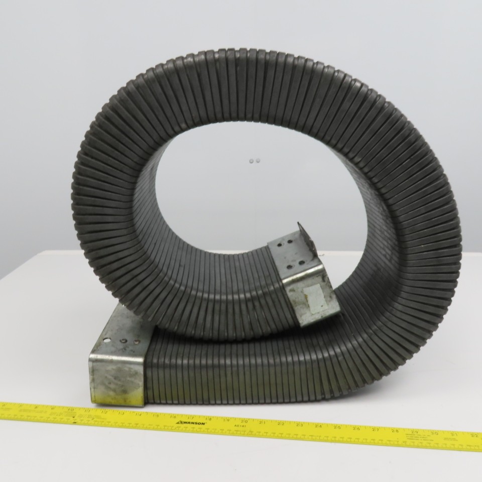 3″ x 7″ Steel Feed Thru Flexible Wireway Energy Chain 53-1/2″ OAL