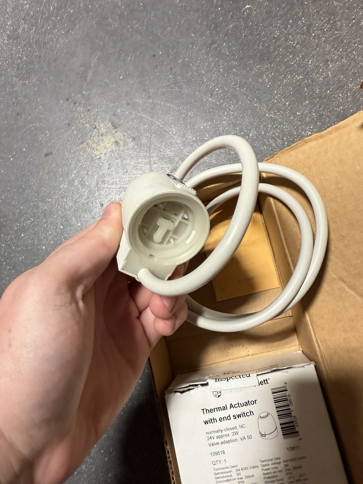 Brand New Bell And Gossett 3/4” Sweat Zone Valve Wire Switch Actuator 109501