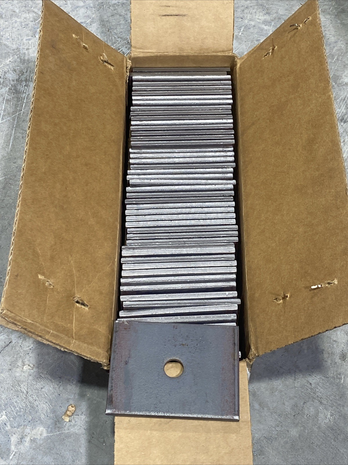 QTY 50 Dayton Superior B11-STD 3″ x 4″ x 1/2″ Washer for 1/2″ Dia Bolt 46500 New