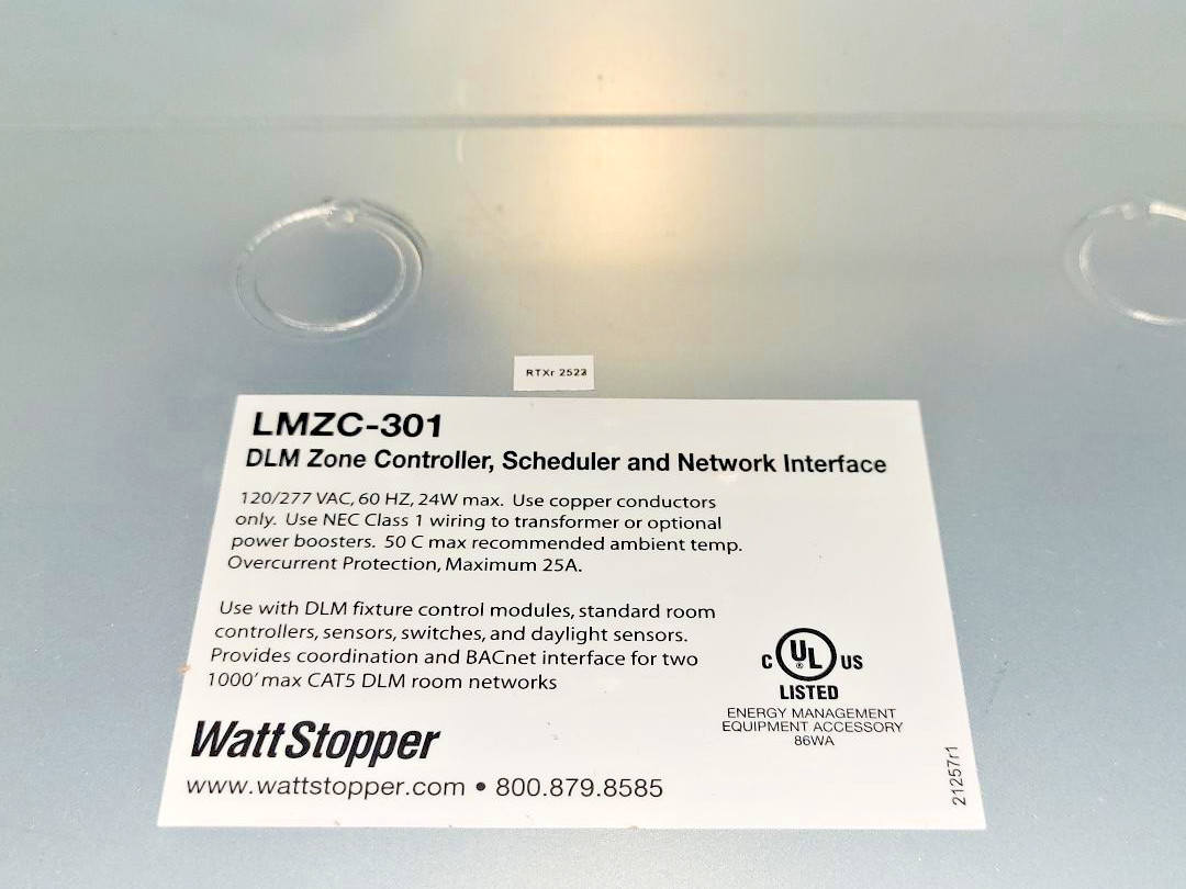 Legrand Wattstopper LMZC-301 DLM Zone Controller Scheduler Network Interface New