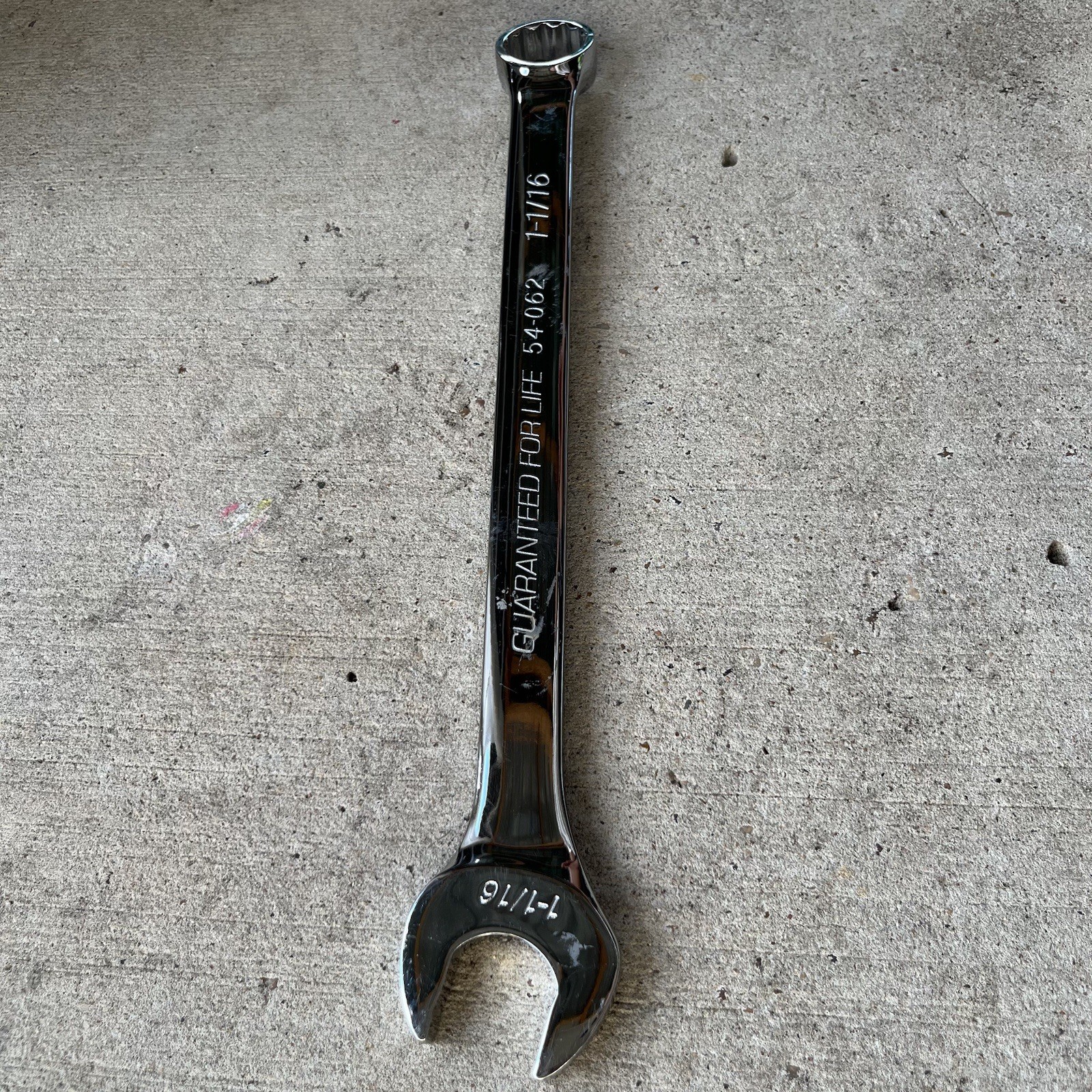 Duralast 54-062 1-1/16 inch Combination Wrench Chrome Finish