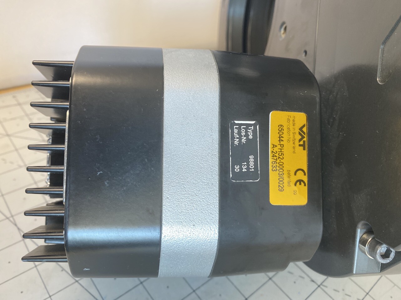 VAT Pendulum Valve Type 98801 PN: 65044-PH52-0003/0029