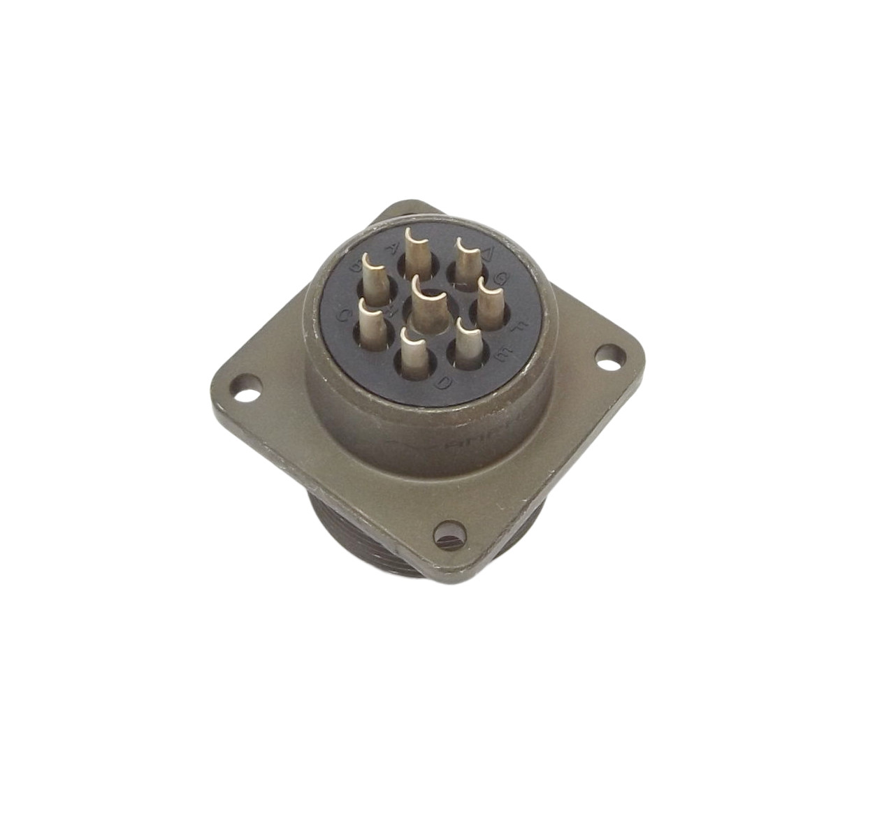 5-PACK AMPHENOL MS3102E18-8P 10-169218-08P CIRCULAR MIL SPEC 8 PIN CONNECTOR