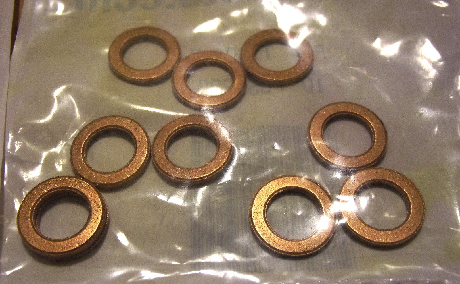 Oilite TT604-B Thrust Washer 3/8 in Bore, Bronze, SAE 841, 5/8 in OD x 0.062 in