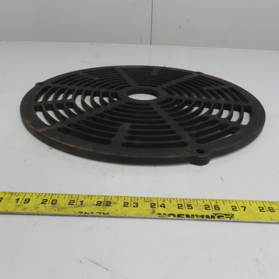 16-3/4″ Diameter Round Cast Iron Grate Motor Guard Grill Drain