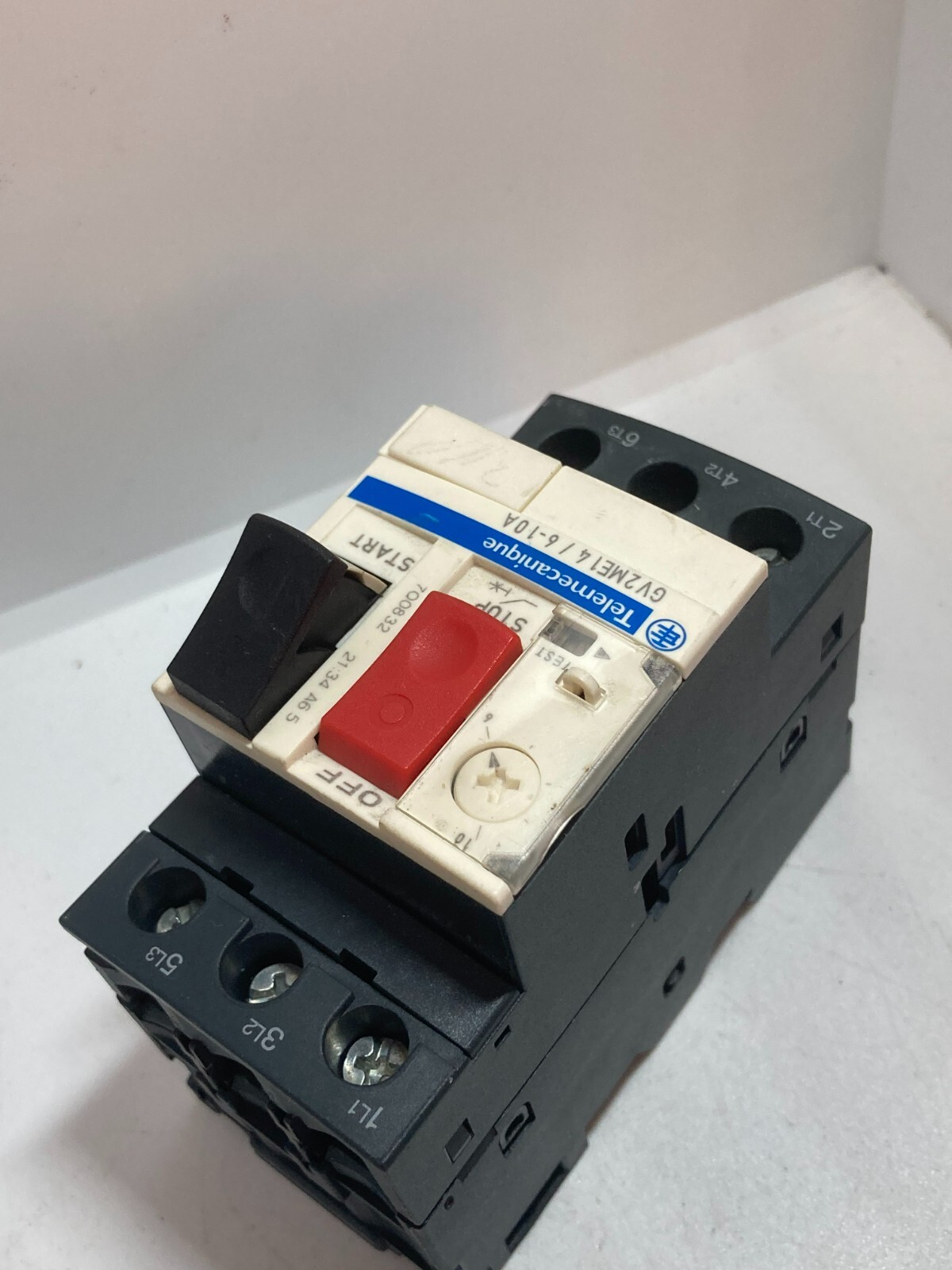TELEMECANIQUE GV2ME14 MANUAL STARTER PROTECTOR 3 POLE 6-10A 690VAC 50/60HZ