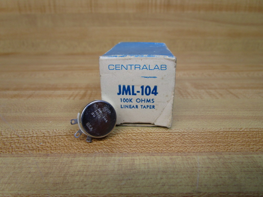 Centralab JML-104 Potentiometer JML104 100K OHMS