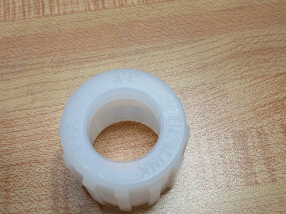 Fit-Line N12-3 3/4″ Flare Nut PFA HP (Pack of 15)