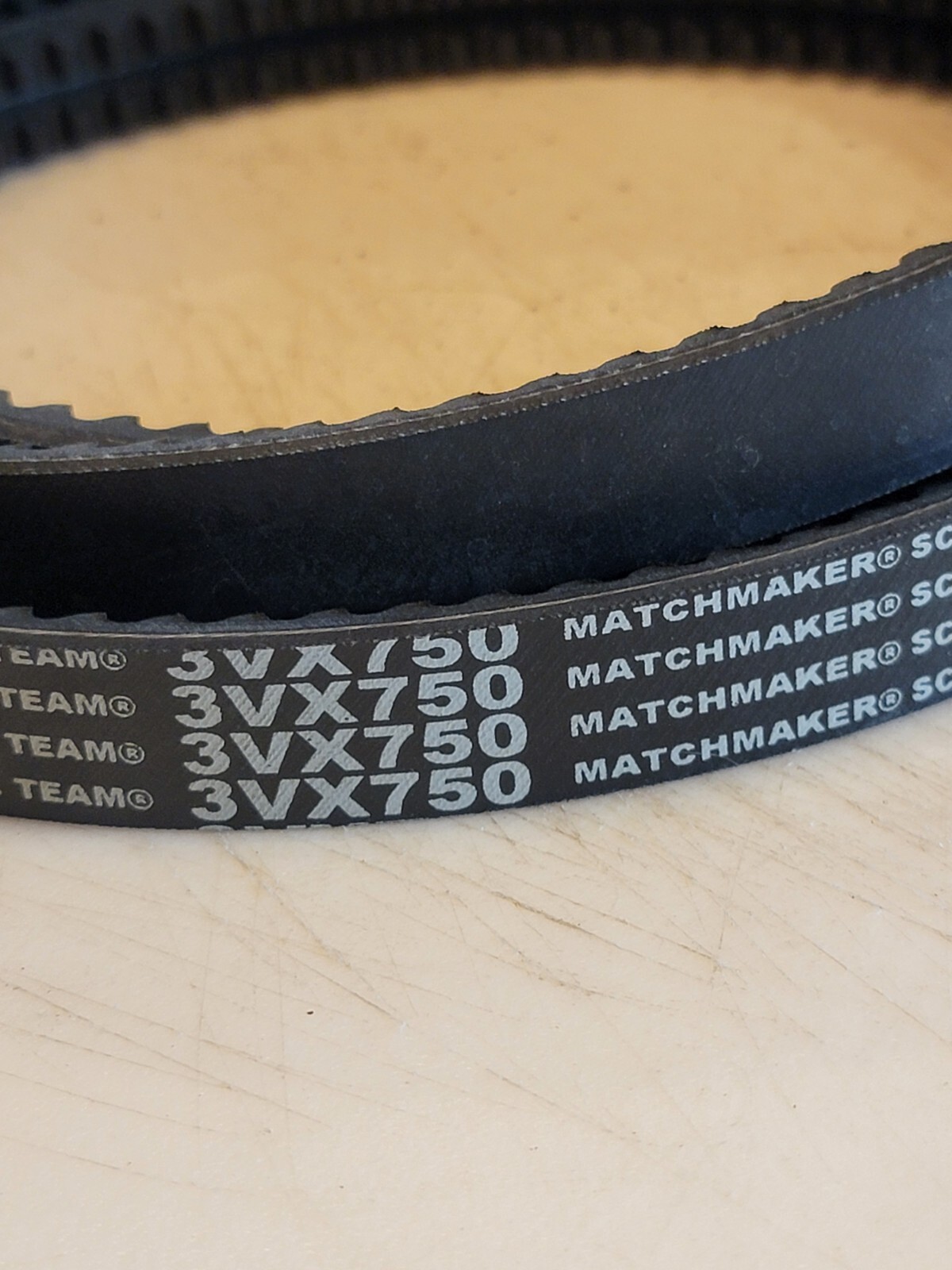 Continental Contitech 3Vx750 V-Belt,Banded,Cogged,3Vx750