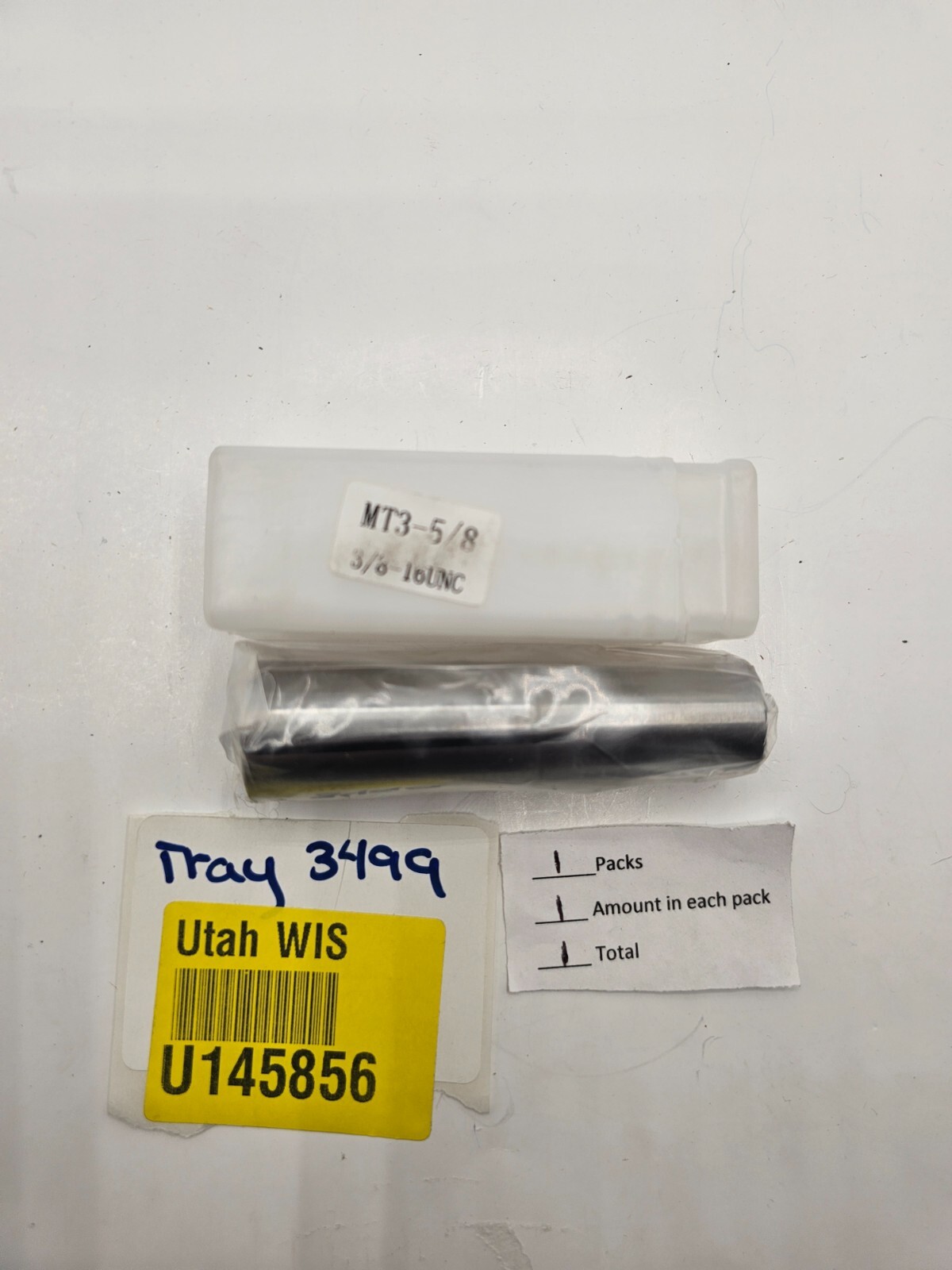 Morse Taper Collet MT3-5/8″ 3/8″-16UNC Chuck CHROME