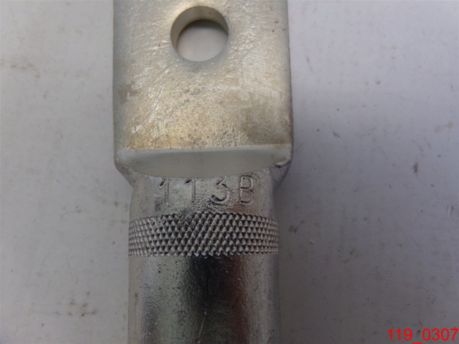 Qty=2: Travis 2-Hole Compression Lug 8″ PDU16-113B 1.125 Dia 76 AH 500 MCM