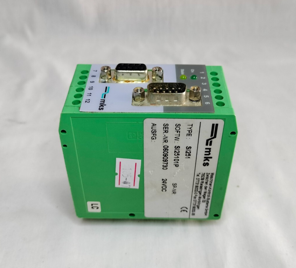 MKS SI251 SI25101P 24VDC Controller Relay Module