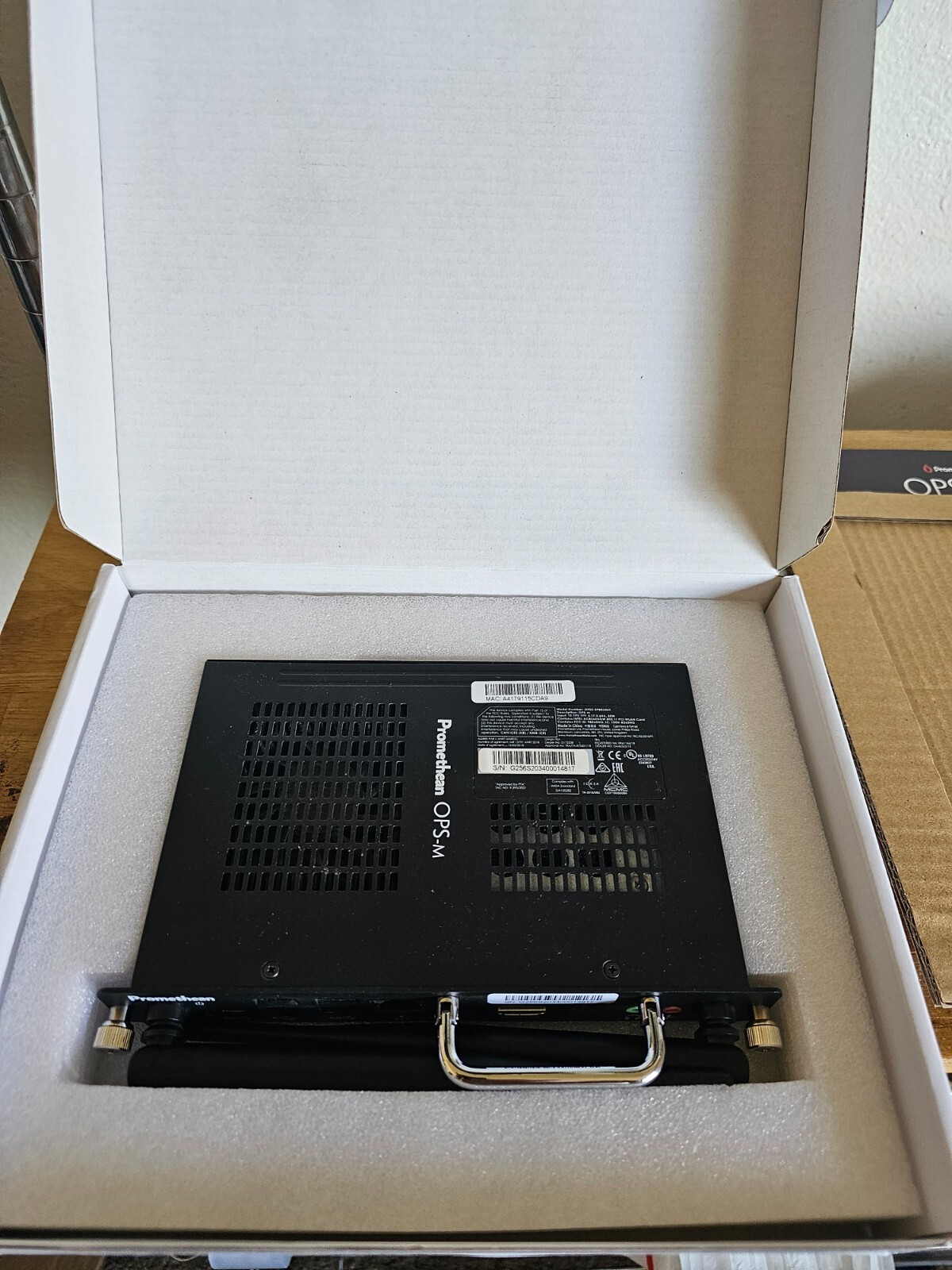 Promethean OPS-M Module OPS2-5P8R256S WIN With Box, Manual – Works Great – Nice
