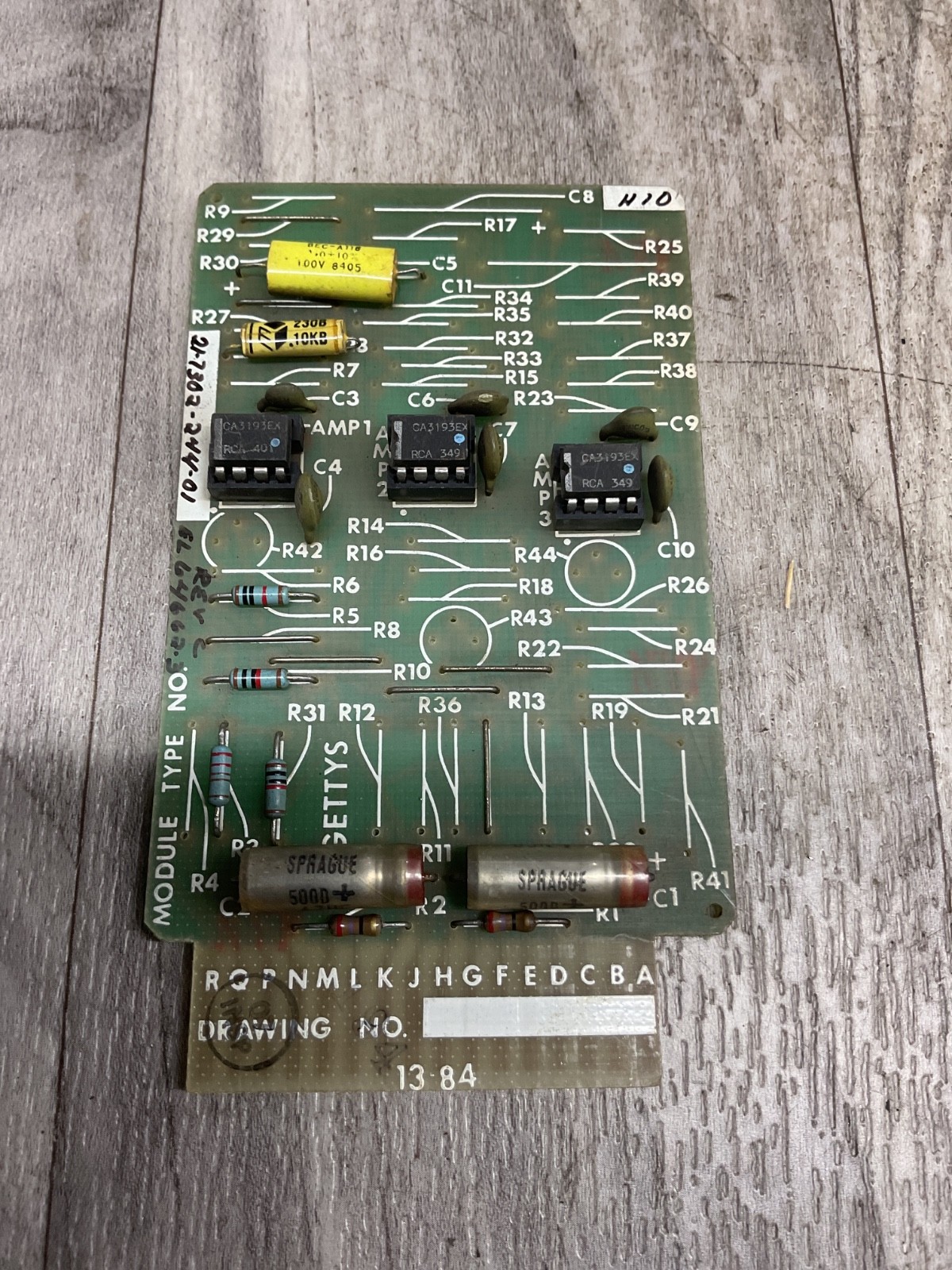 GETTYS 11-0102-102 Computer Curcuit Board #4056C49