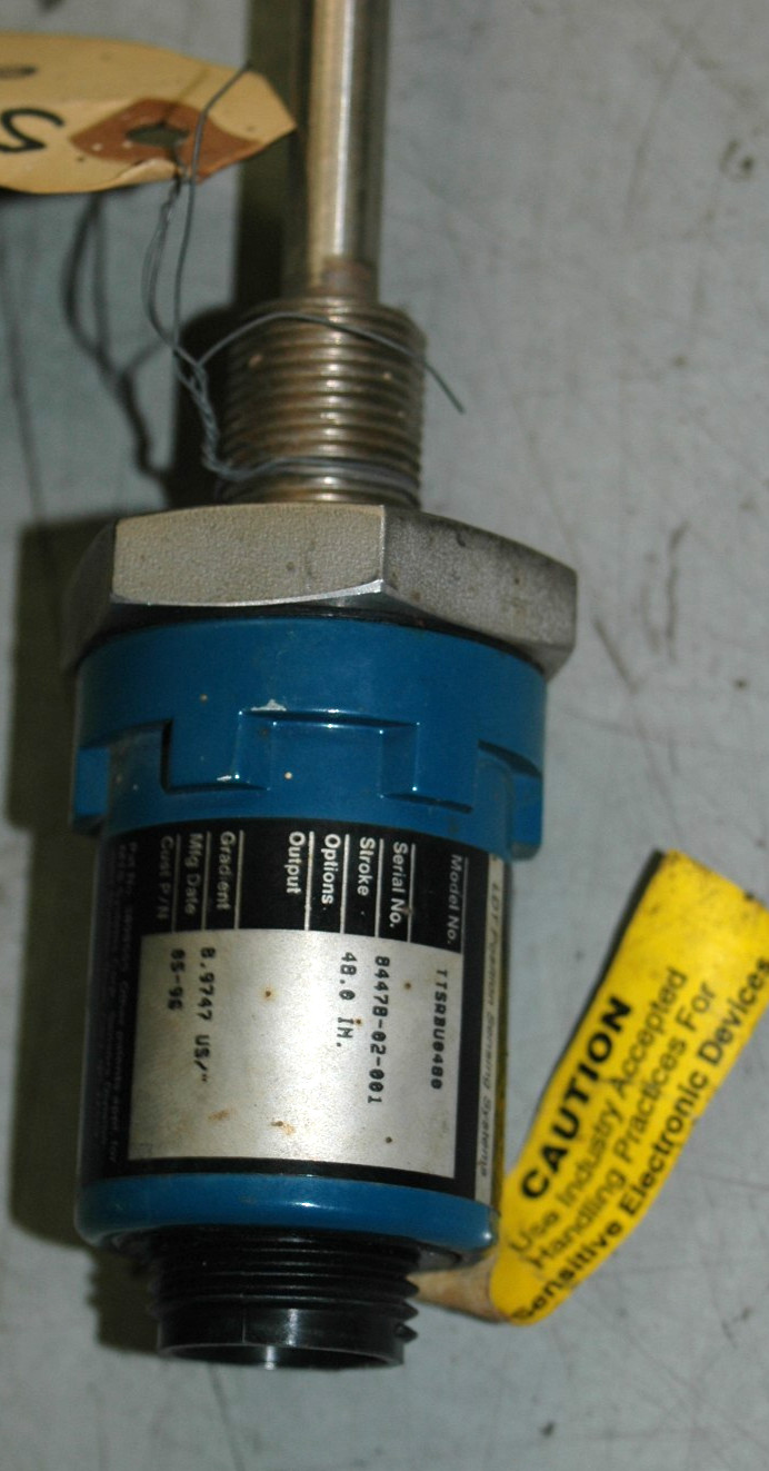 -MTS TEMPOSONICS TTSRBU0480 LDT POSITION SENSING SYSTEMS 48″ STROKE-Surplus