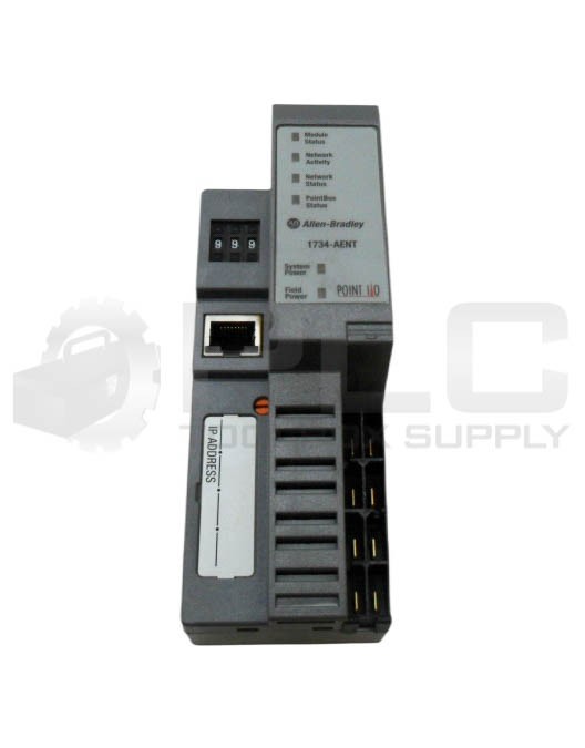 ALLEN BRADLEY 1734-AENT /A ETHERNET NETWORK ADAPTER 24VDC 10A